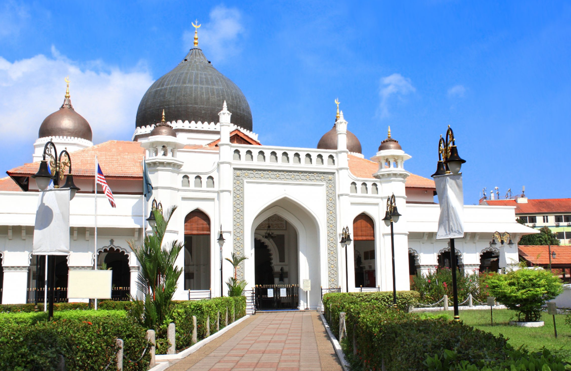 masjid di george town malaysia sejarah dan keunikan