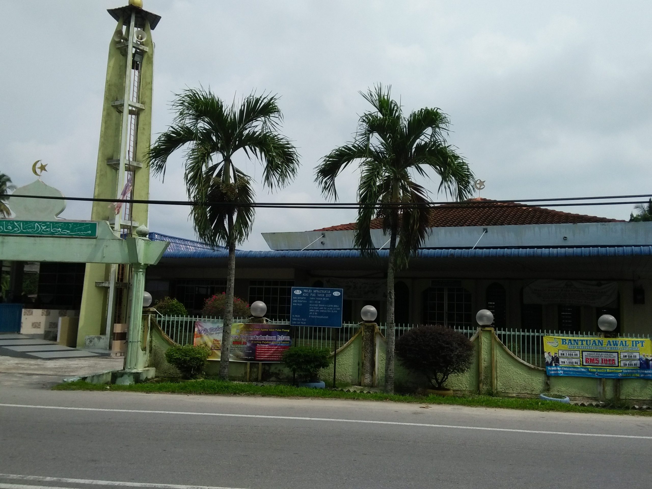 masjid jamek as salam padang lalang pulau pinang scaled